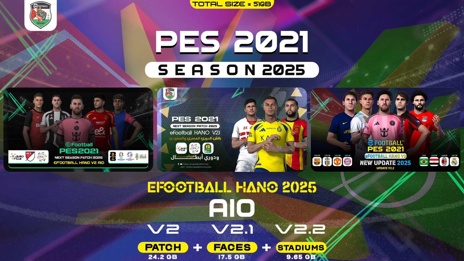 PES 2021 eFootball HANO V2.2 AIO