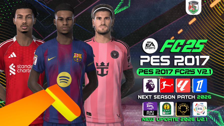 PES 2017 Next Season Patch 2026 - FC25 V2.1