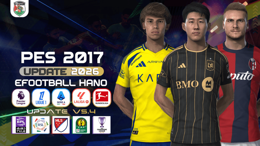 PES 2017 Next Season Patch 2026 - eFootball HANO V5.4