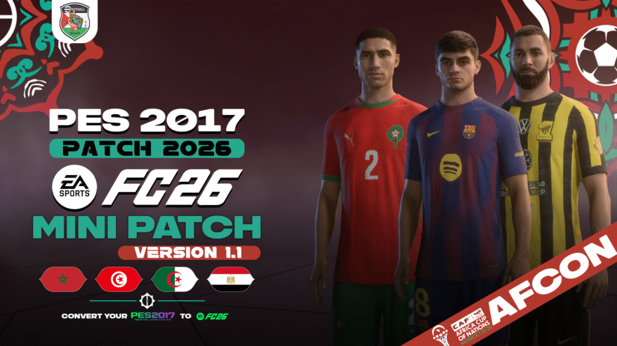 PES 2017 Next Season Patch 2026 - FC26 Mini Patch V1.1